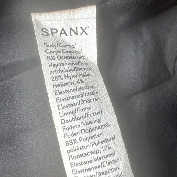 Spanx Women's Black Tailored Blazer Asymmetrical Jacket Size Small Office Wear - Picture 8 of 11